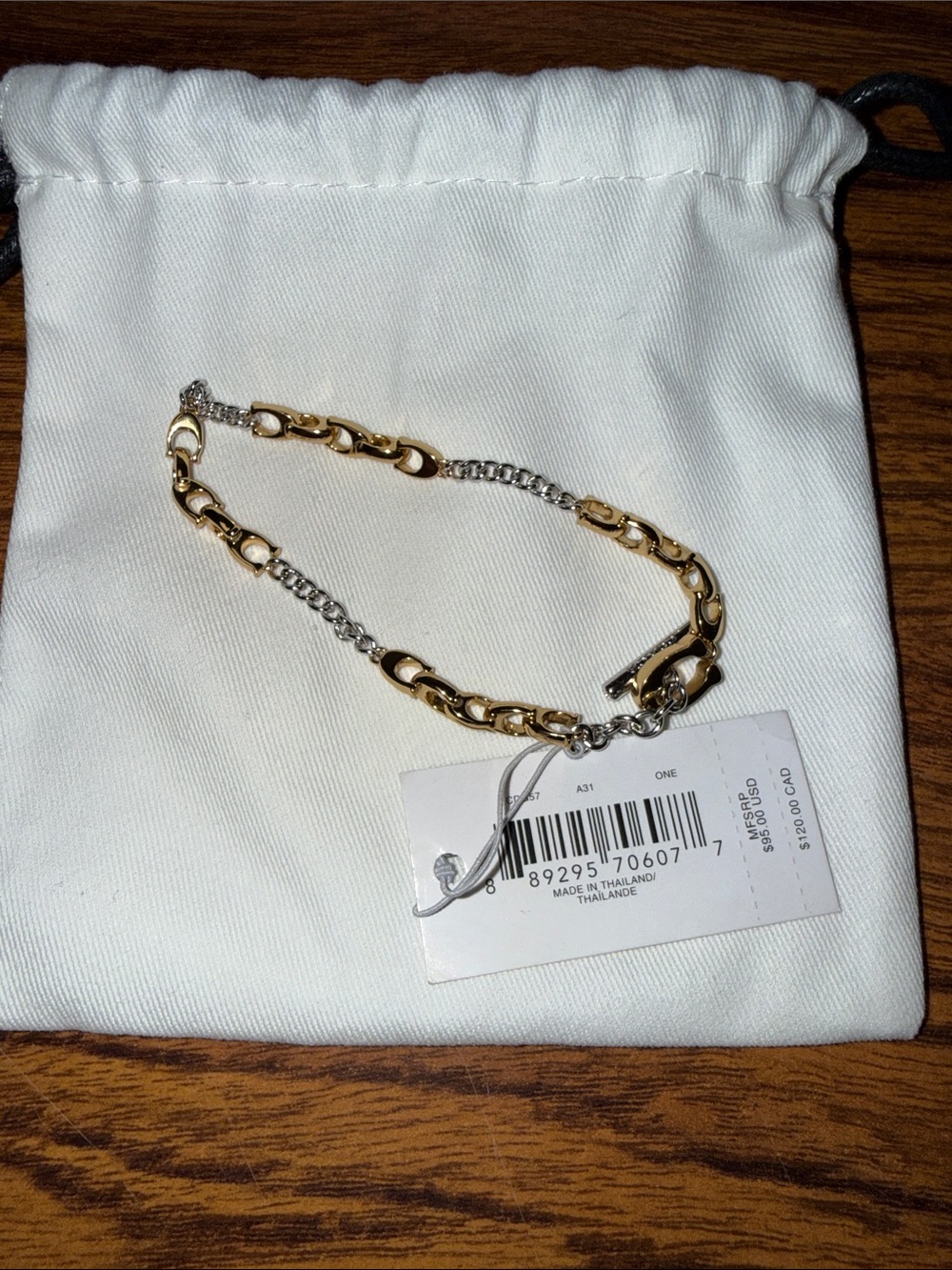 Coach Linked C Bracelet